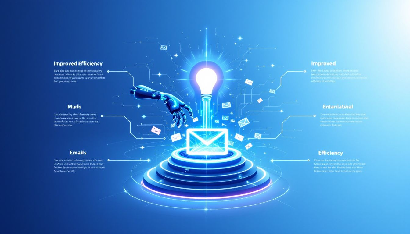 An infographic highlighting the key benefits of using email grabbers for email extraction.