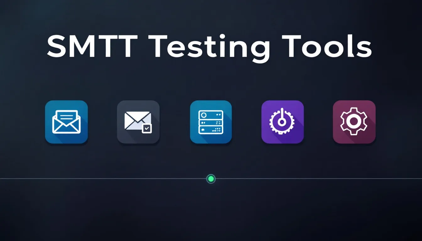 An overview of SMTP testing tools including various tools and their functionalities.